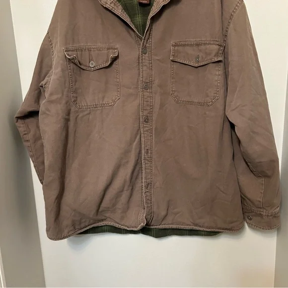 Vintage Levis Strauss Trucker Coat Jacket Mens XL Flannel Lined Brown EUC  Barn - Picture 2 of 8